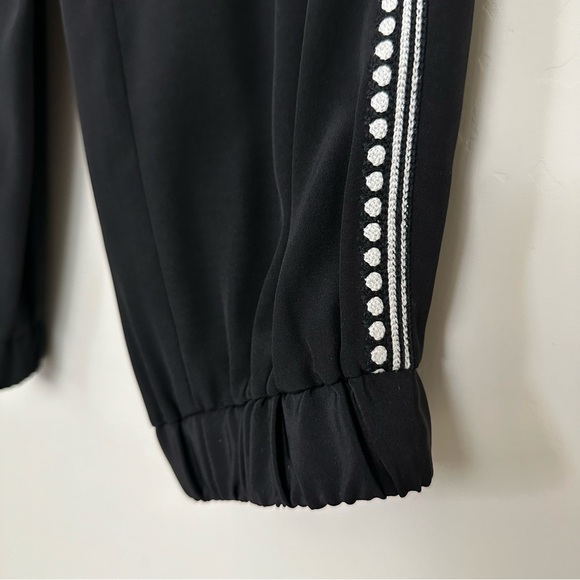 Kobi Halperin Crystal Silk Joggers in Black - Picture 7 of 12